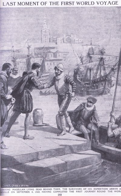 The Last Moment of the First World Voyage by Charles Mills Sheldon